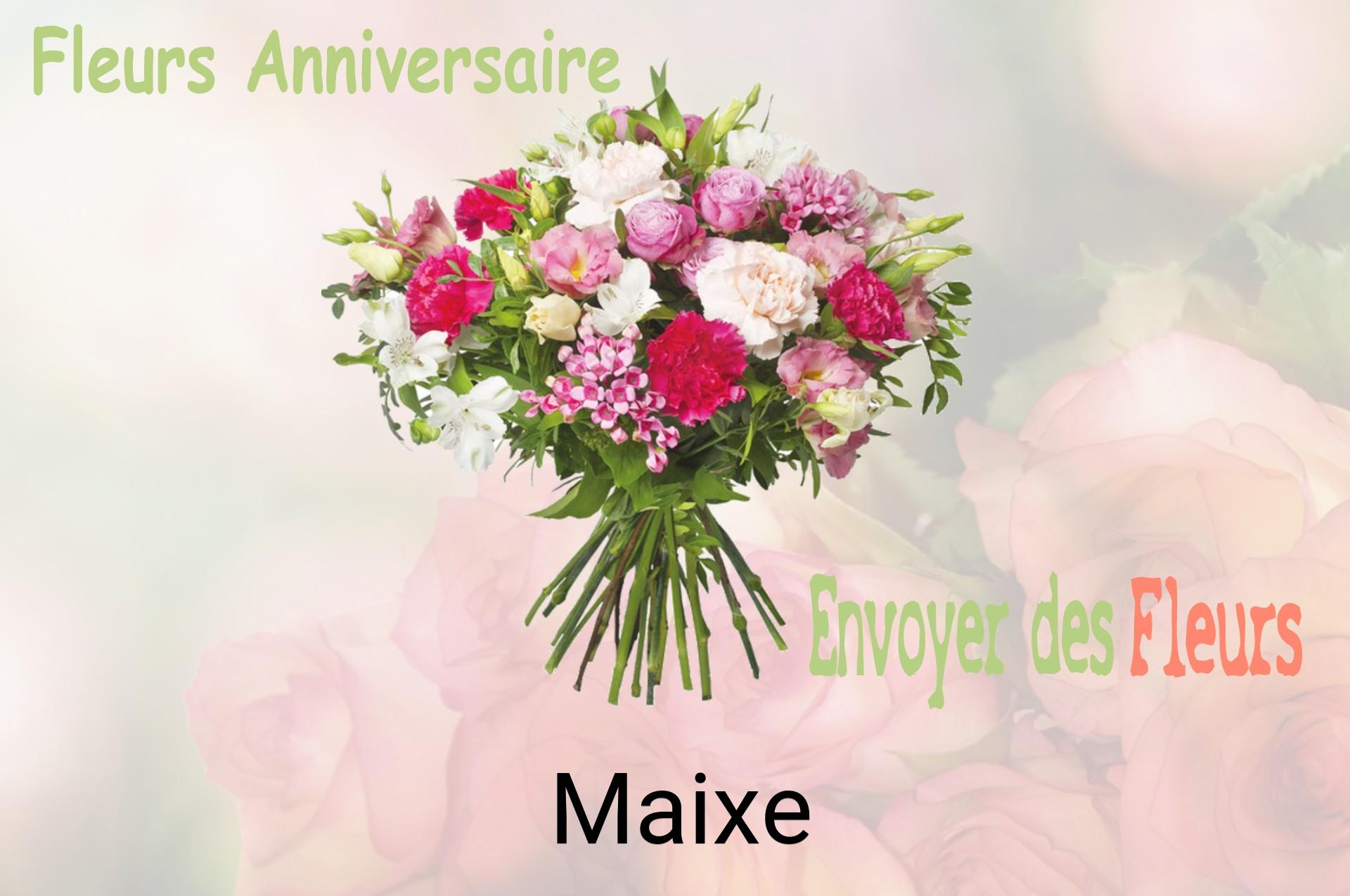 Bouquet de fleurs d’anniversaire livré à Maixe