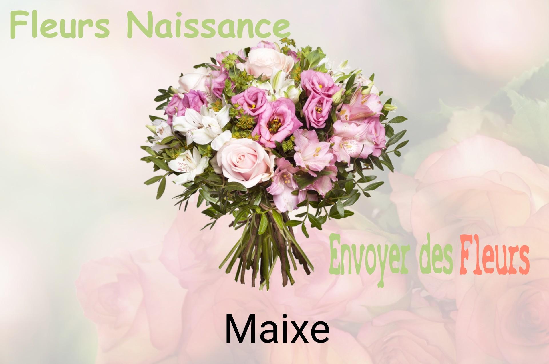 Bouquet de fleurs de naissance livré à Maixe